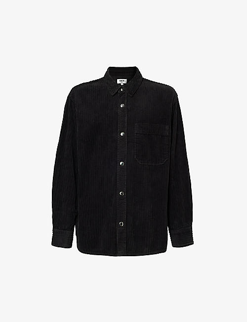 AGOLDE: Odele long-sleeved cotton-corduroy shirt