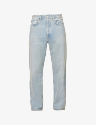 AGOLDE: 90s Snapshot straight-leg mid-rise recycled-denim jeans