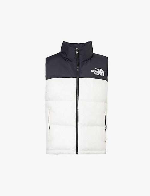 THE NORTH FACE: 1996 Retro Nuptse brand-embroidered regular-fit shell-down gilet