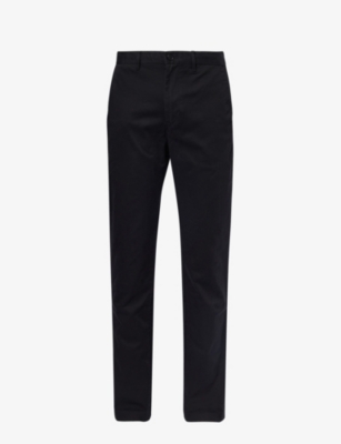 TOMMY HILFIGER: Denton regular-fit straight stretch-cotton trousers