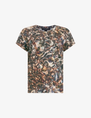 ALLSAINTS: Caladesi Anna graphic-print organic-cotton T-shirt