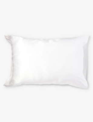 DROWSY SLEEP CO: Brand-embroidered silk pillowcase