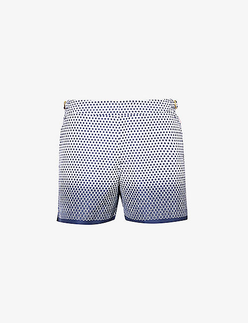 ORLEBAR BROWN: Floral-pattern waist-adjuster swim shorts