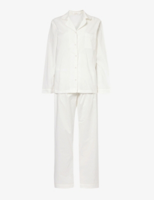 THE NAP CO: Relaxed-fit cotton-poplin pyjamas
