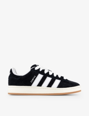 ADIDAS: Campus brand-stripe suede low-top trainers