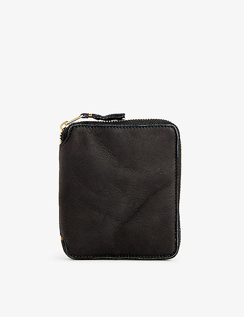 COMME DES GARCONS: Washed leather wallet