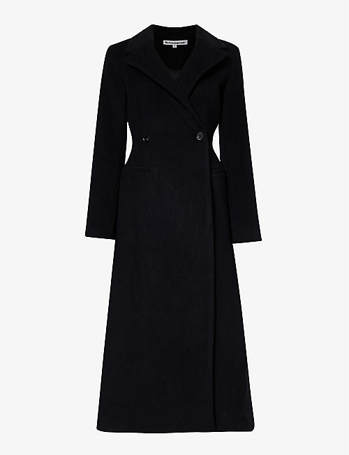 REFORMATION: Oscar double-breasted wool-blend coat