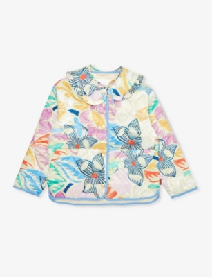 MOLO: Hailey floral-print shell jacket 6-12 years