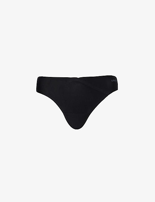 UNDERDAYS: Bare Basics high-rise stretch-woven thong