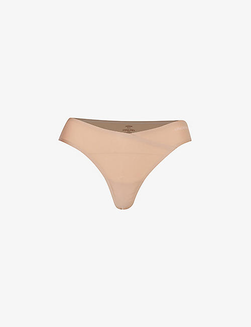 UNDERDAYS: Bare Basics high-rise stretch-woven thong