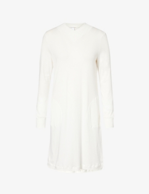 HANRO: Loane V-neck cotton nightdress