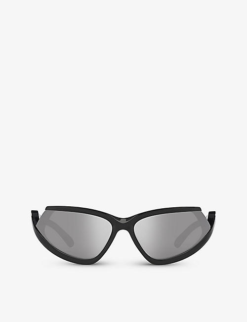 BALENCIAGA: 6E000312 BB0289S rectangle-shape injected sunglasses