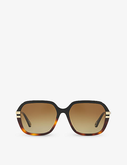 CHLOE: CH0204S square-frame acetate sunglasses