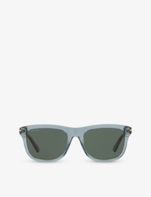 GUCCI: GC002140 GG1444S square-frame acetate sunglasses