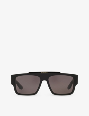 GUCCI: GC002152 GG1460S square-frame acetate sunglasses