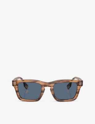 BURBERRY: BE4403 rectangle-frame acetate sunglasses