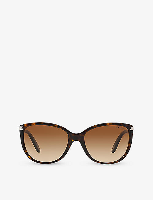 RALPH LAUREN: RA5160 square-frame tortoiseshell acetate sunglasses