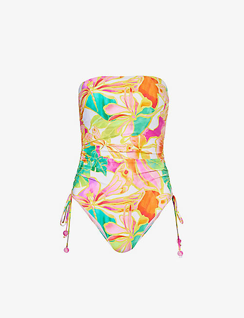 SEAFOLLY: Wonder floral-pattern swimsuit