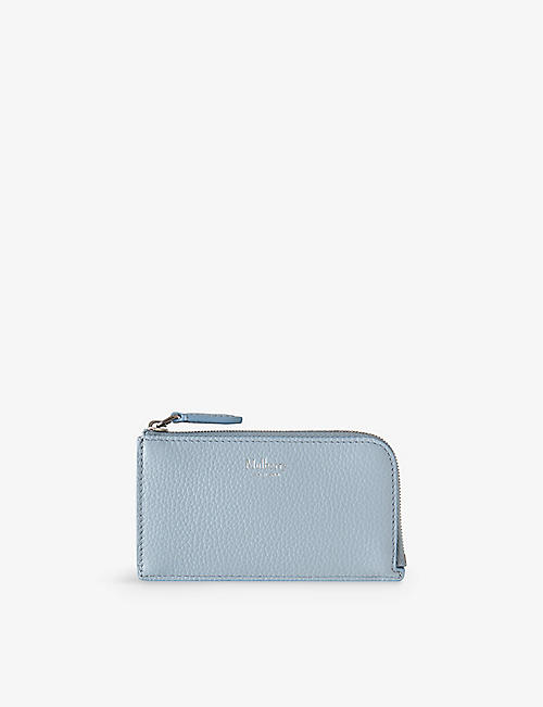 MULBERRY: Continental small grained-leather key pouch