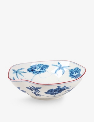 SELETTI: Acid Psycho floral-pattern porcelain salad bowl 27cm