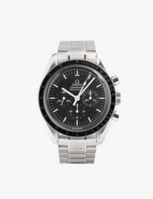 BUCHERER CERTIFIED PRE OWNED: Pre-loved Omega 3571.50.00 Speedmaster stainless-steel manual watch