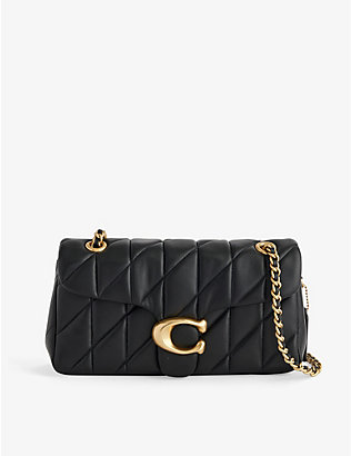 COACH: Tabby 26 logo-plaque quilted leather cross-body bag