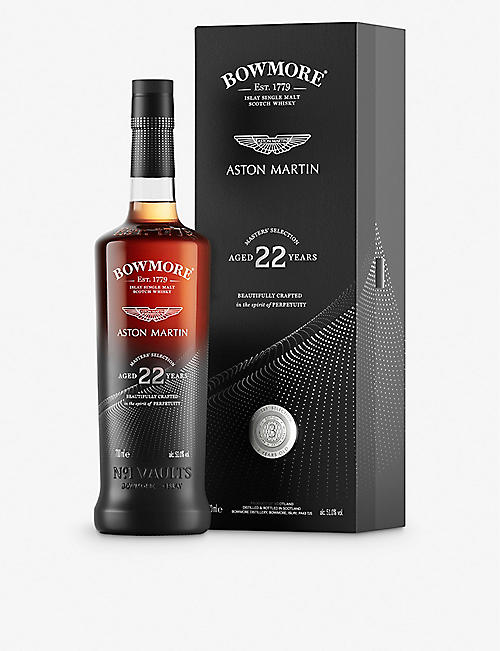 BOWMORE: Bowmore x Aston Martin Master’s Selection Edition 3 22-year-old Islay single-malt Scotch whisky 700ml