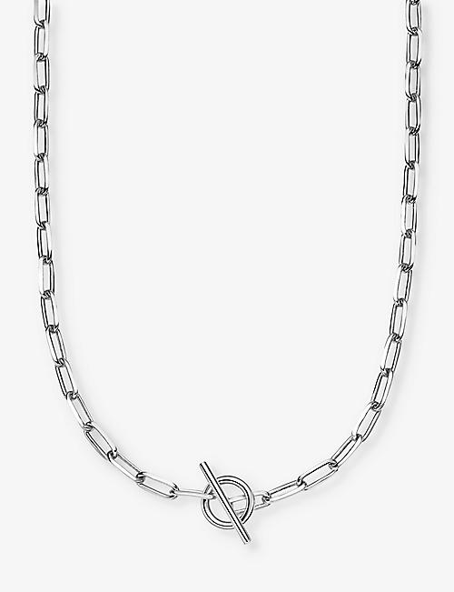 ASTLEY CLARKE: Celestial T-bar sterling-silver chain necklace