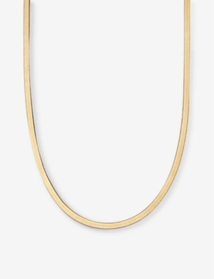 ASTLEY CLARKE: Celestial snake-chain 18ct yellow gold-plated vermeil sterling-silver necklace
