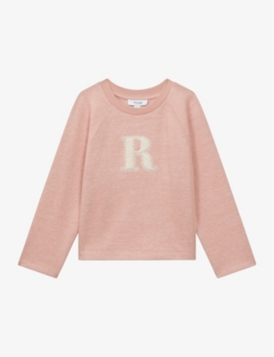 REISS: Connie 'R'-motif cotton-jersey top 4-13 years