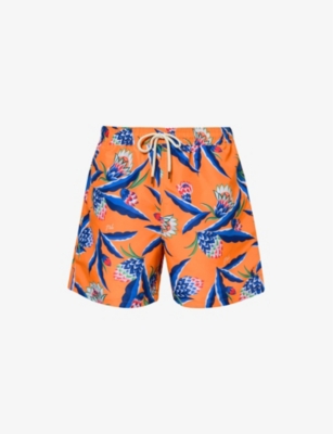 POLO RALPH LAUREN: Traveller floral-print recycled-polyester swim shorts