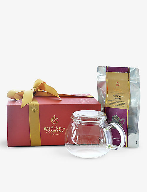 THE EAST INDIA COMPANY: Flowering Marigold tea gift box