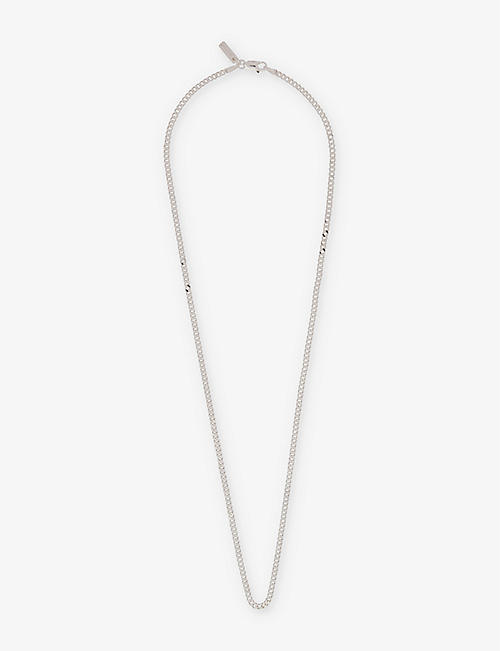 HATTON LABS: Micro mini cuban-chain 925 sterling-silver necklace