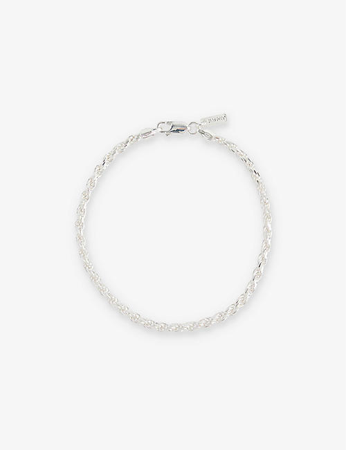 HATTON LABS: Twisted Rope sterling-silver bracelet