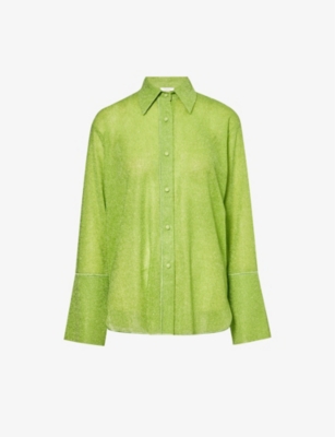 OSEREE: Lumière relaxed-fit woven shirt