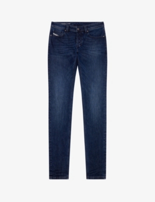 DIESEL: D-Finitive 0CNAA tapered-leg stretch-denim jeans