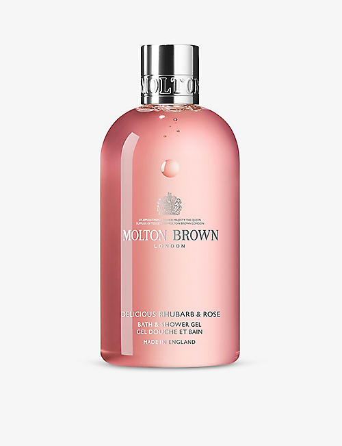 MOLTON BROWN: Delicious Rhubarb & Rose shower gel 300ml