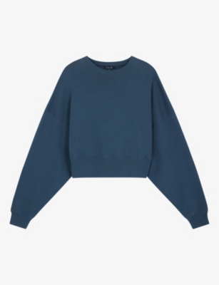 SOEUR: Willow cropped cotton sweatshirt