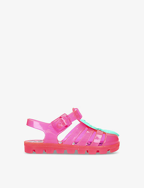 SOPHIA WEBSTER: Diva butterfly-embellished PVC jelly sandals 1-7 years
