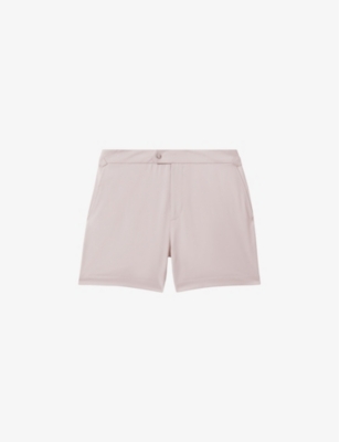 REISS: Sun side-adjuster stretch recycled-polyester swim shorts