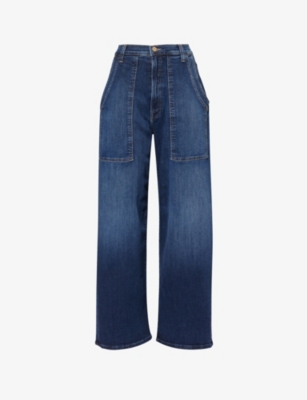 MOTHER: The Quartet high-rise relaxed-fit stretch-denim blend jeans