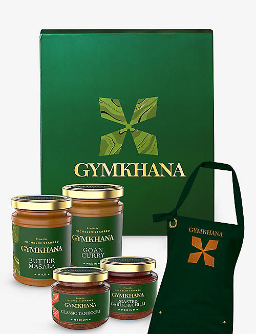 GYMKHANA: Curry sauce, marinade and apron gift set