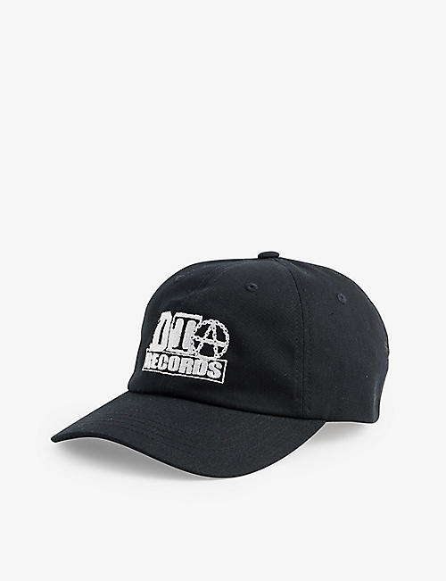 DTA: DTA Records brand-embroidered organic-cotton cap