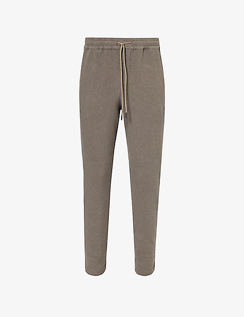 HANRO: Regular-fit tapered-leg cotton-blend pyjama bottoms