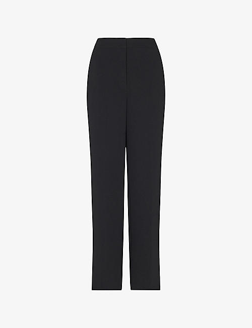 WHISTLES: Ultimate high-rise full-length recycled-polyester trousers