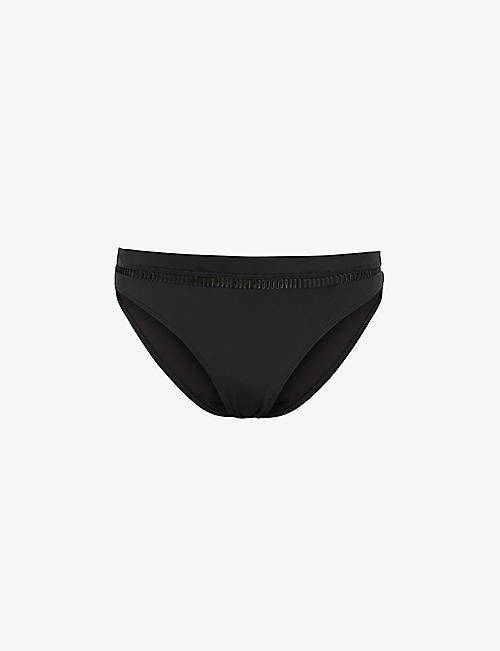 ALLSAINTS: Gorah high-rise bikini bottoms