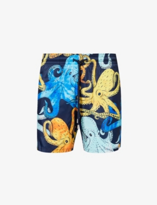 VILEBREQUIN: Mahina graphic-print swim shorts