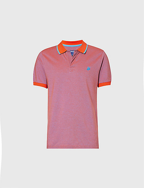 VILEBREQUIN: Palatin brand-embroidered cotton polo shirt