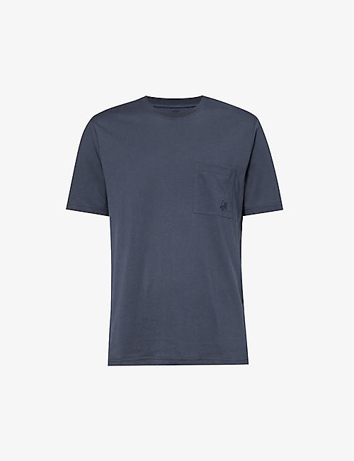 VILEBREQUIN: Titus brand-embroidered cotton-jersey T-shirt