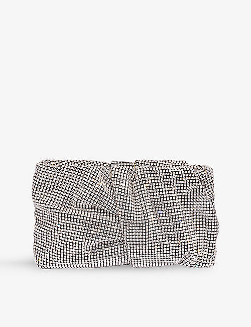 JIMMY CHOO: Bonny mesh clutch bag